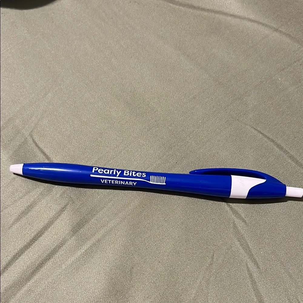 Blue and White Pen